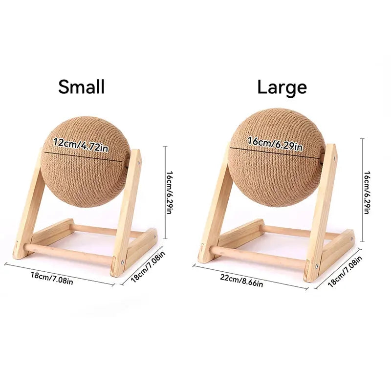 Cat Scratching Ball Toy |  Cats Scratcher WagZeal