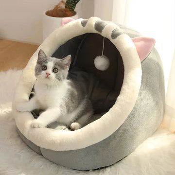 Pet Tent Cave Bed for Cats And Small Dogs WagZeal