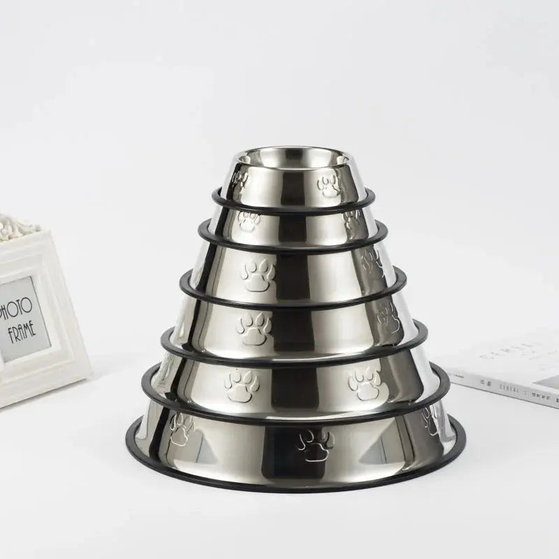 Stainless Steel  Pet  Bowls | Dogs | Cats WagZeal